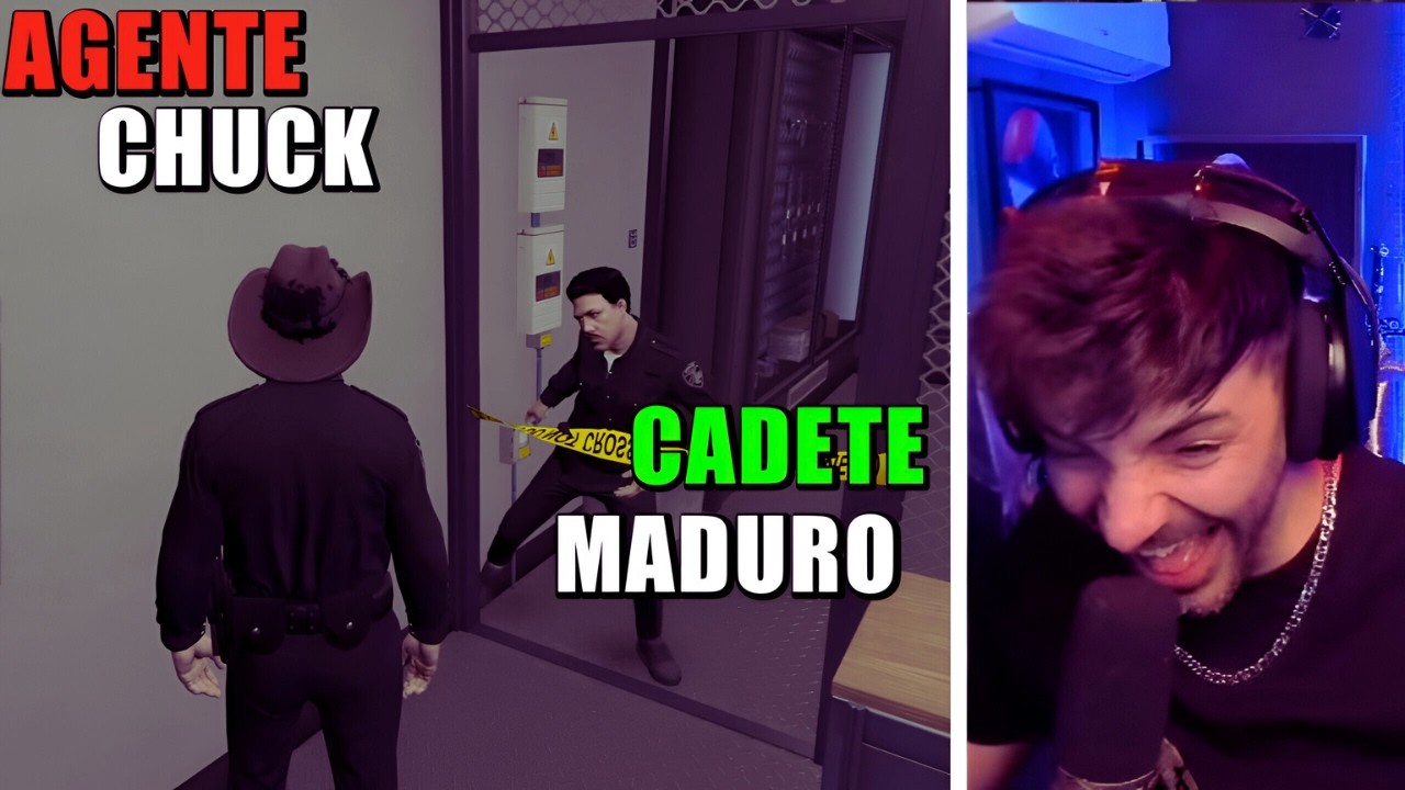 EL AGENTE CHUCK Y EL CADETE MADURO 😂