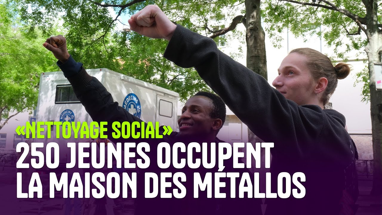 «Notre place est à l’école, pas dans la rue»: les mineurs isolés occupent la Maison des Métallos