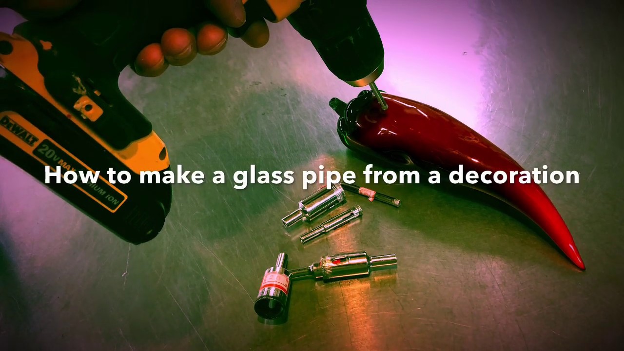 How to make A glass tobacco pipe craft