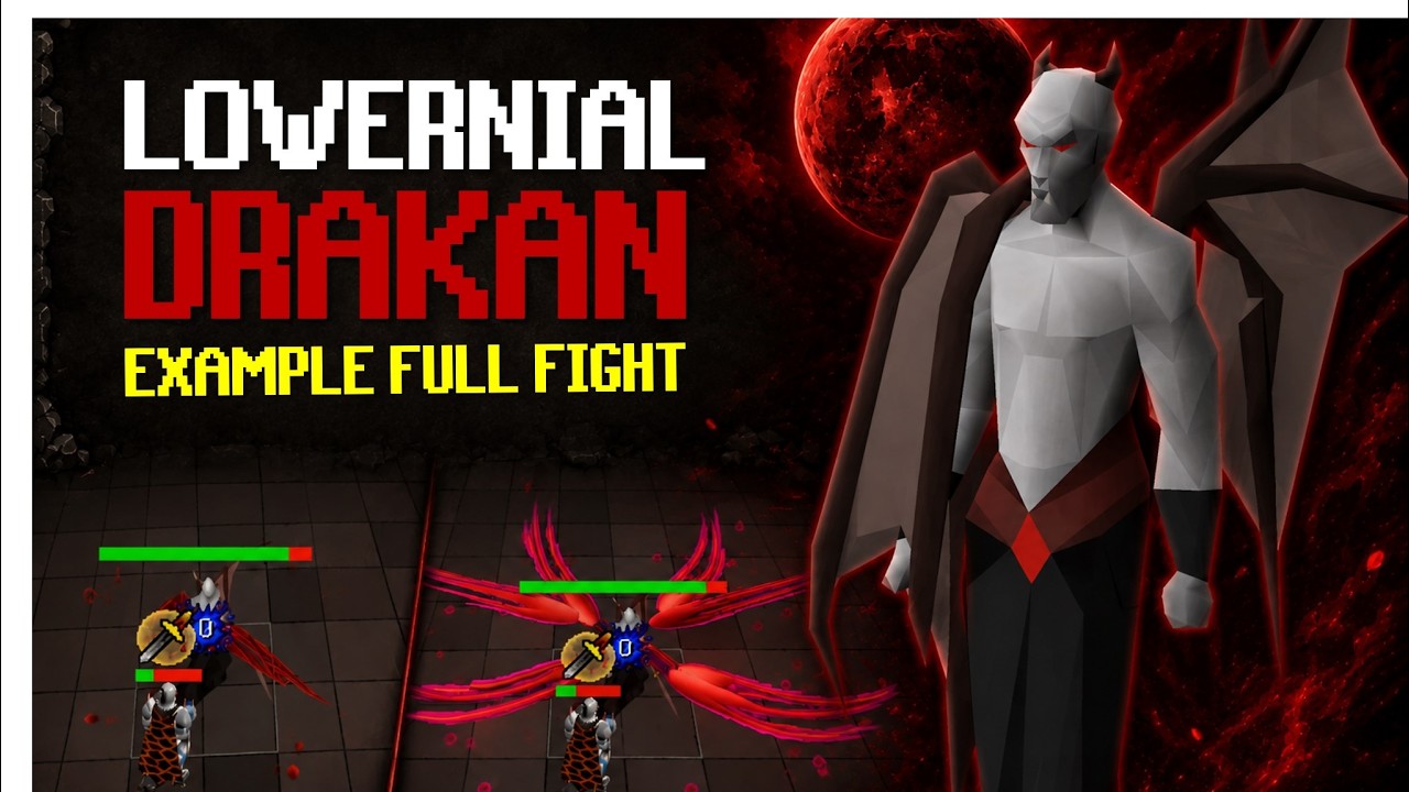 Lowernial Drakan Is INSANE | Blood Moon Rises Full Boss Fight (OSRS)