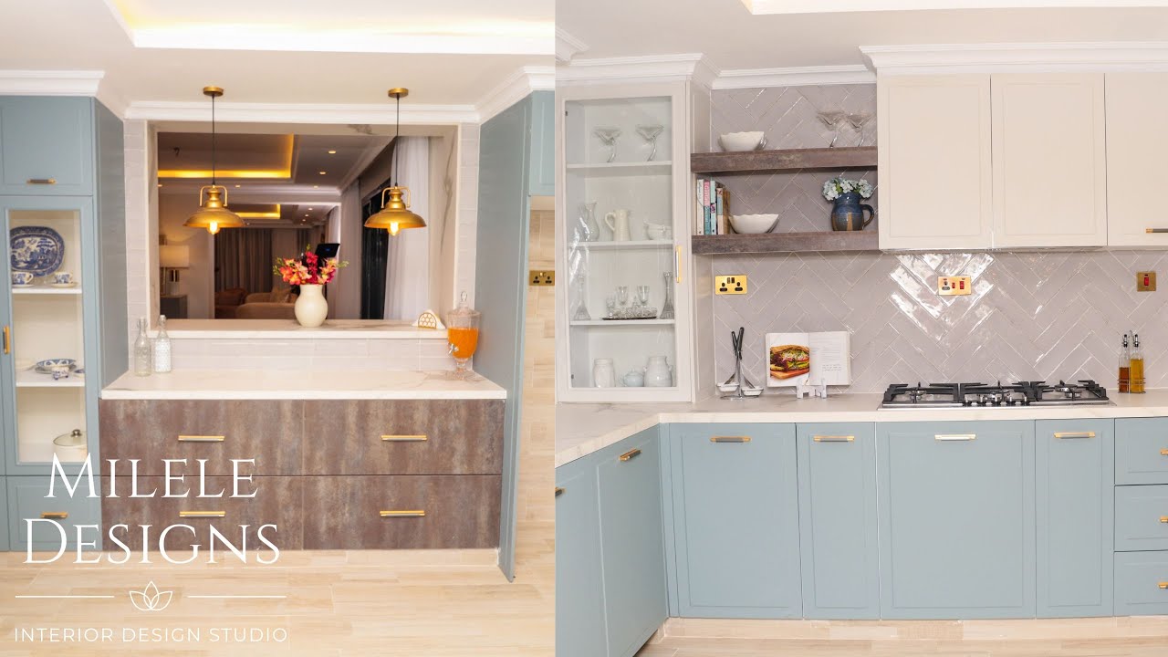 Beautiful Modern 3 Tone Kitchen With Luxe Details
