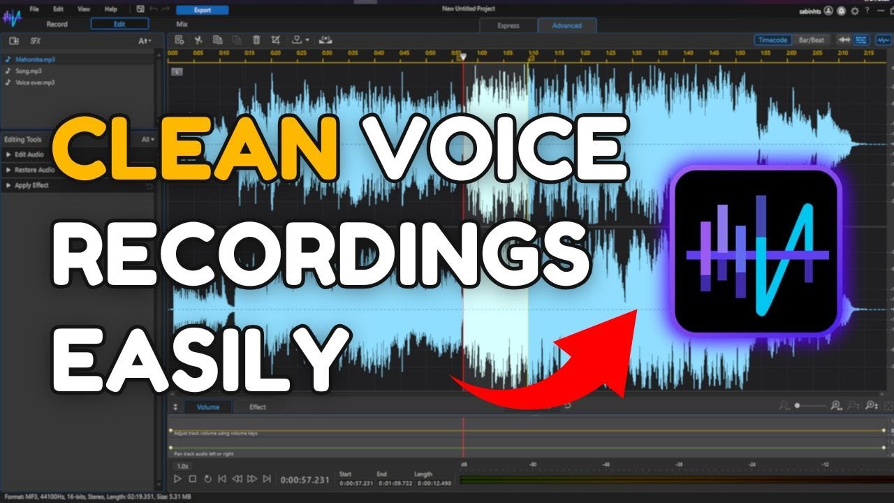 How to Clean Voice Recordings in AudioDirector 2025?