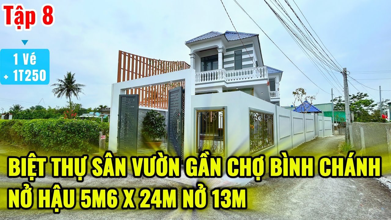 Biệt Thự Sân Vườn Gốc 2MT gần Chợ Cầu Tràm - Đẳng Cấp , Phong Thuỷ Tốt Nở Hậu - 1 Tỷ 450 Nhận Nhà