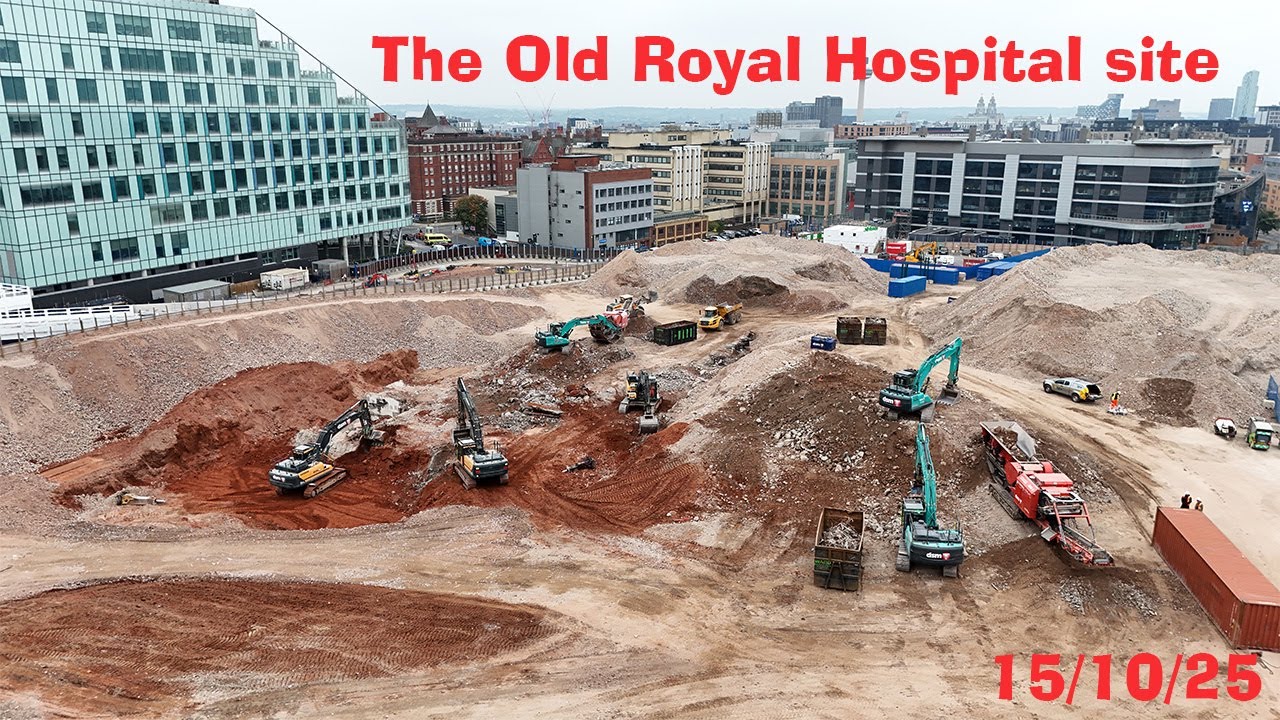 Old Royal Liverpool Hospital site. Update 15th October 2025