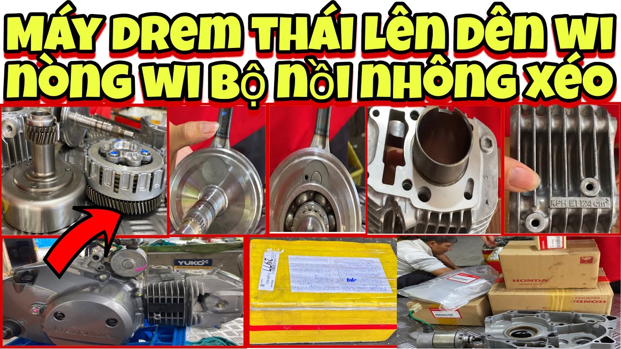 Máy Drem thái lên dên wi nòng wi bộ nồi nhông xéo 