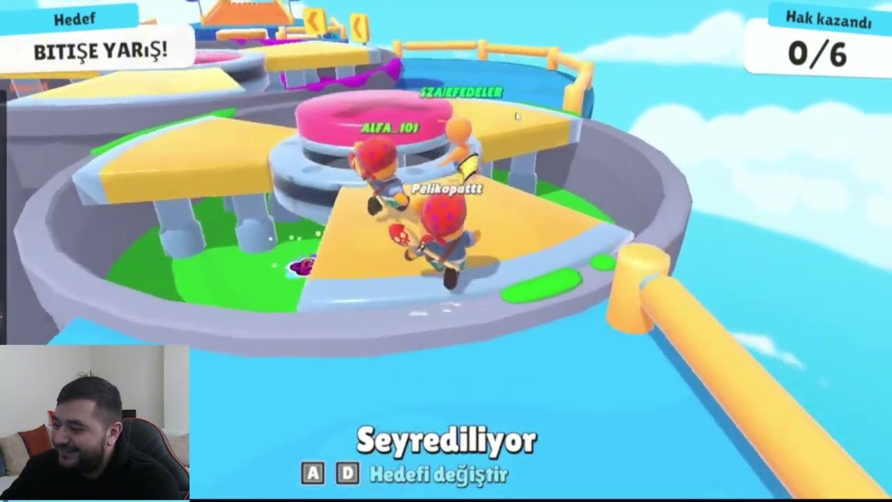 EKİPLE STUMBLE GUYS OYNUYORUZ