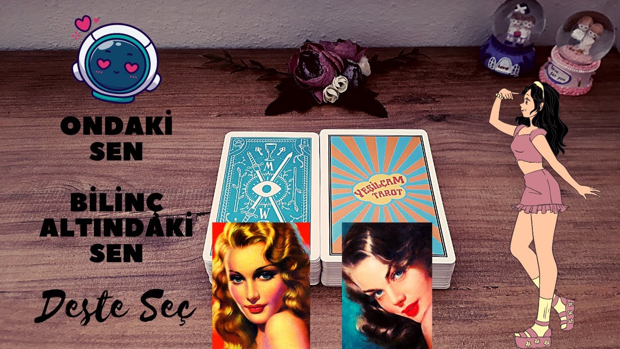 Ondaki Sen/ Onun Bilinç Altındaki Sen🎑#tarot #desteseç