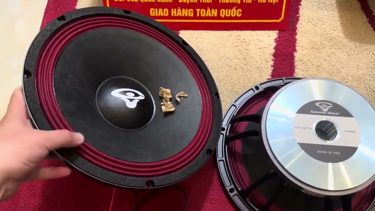[HOT] Loa Bass 30 Cerwin Vega G&acirc;n Đỏ | Từ 190 Coil 76 | China Loại 1 | Tiếng Cực Hay | Lh 0988885815
