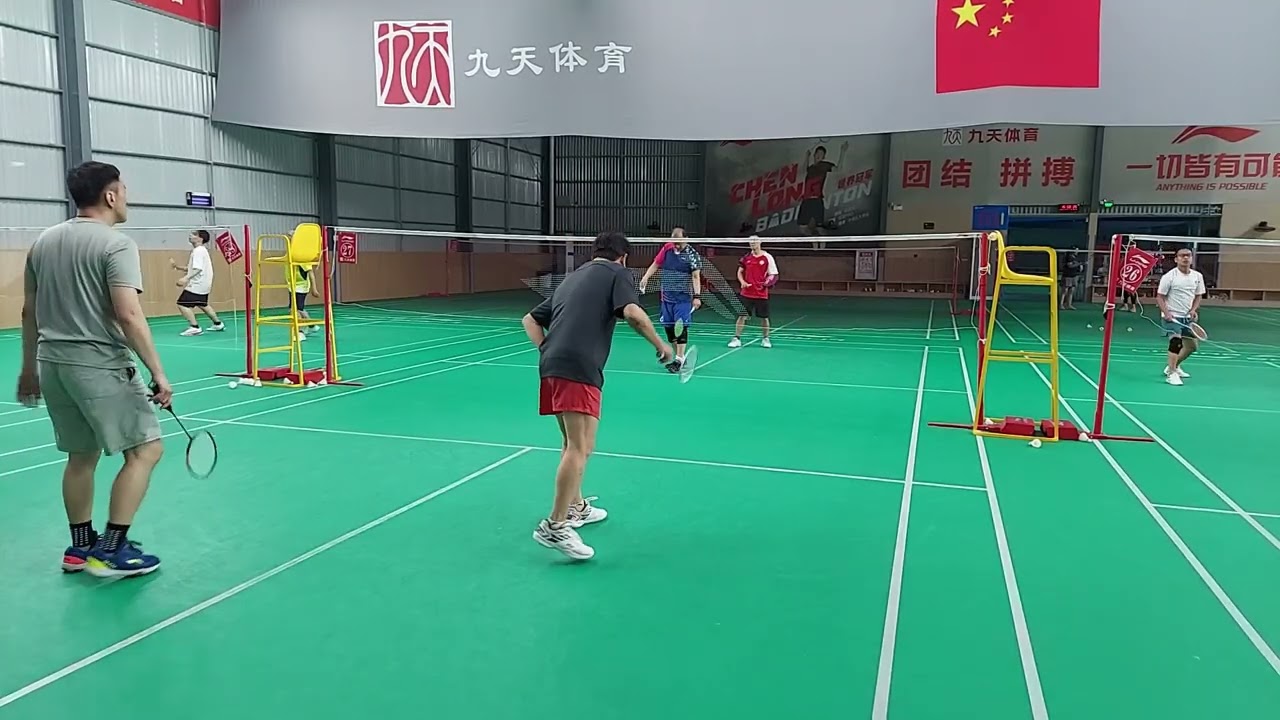 Badminton game, Zhongshan, China 3 6 26 1