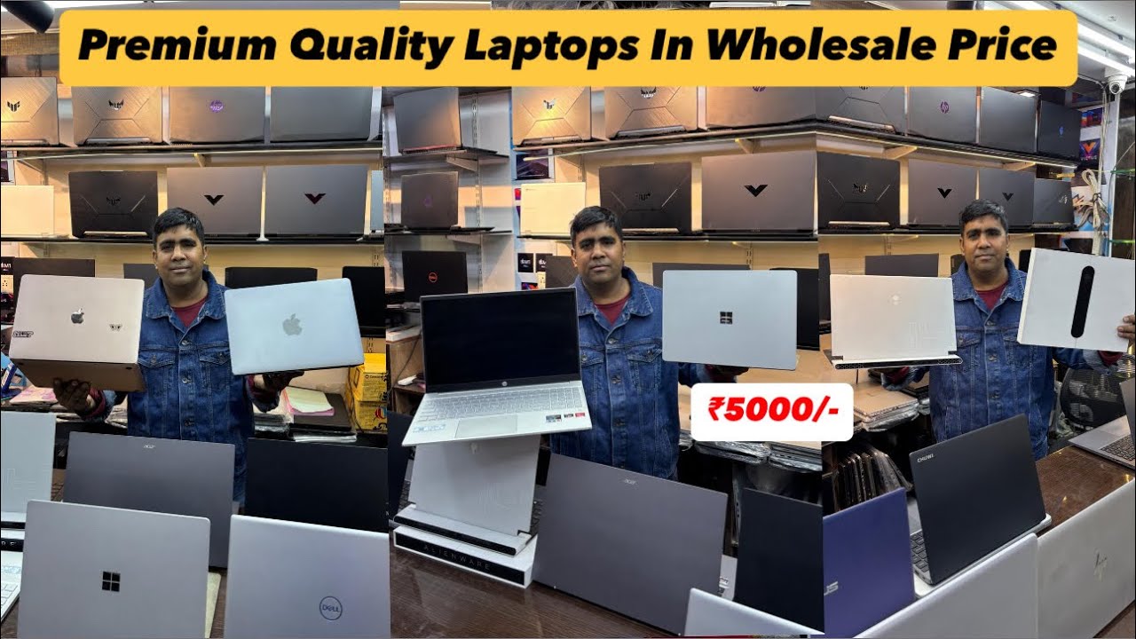 Kolkata Laptop Market | Kolkata Wholesale Price Retail Laptop Collection | Used Laptop Market