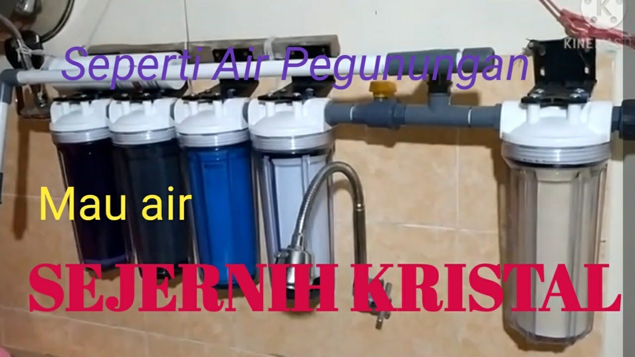 MAU AIR jernih & STERIL?!, gunakan FILTER AIR 6 tahap MURAH
