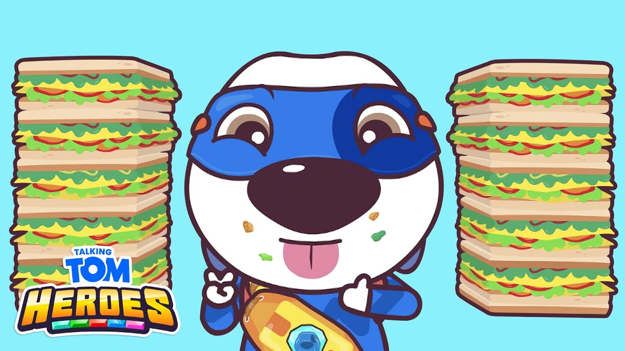 Ultra Eating Championship - Heroes Month | Talking Tom Heroes Episode 16
