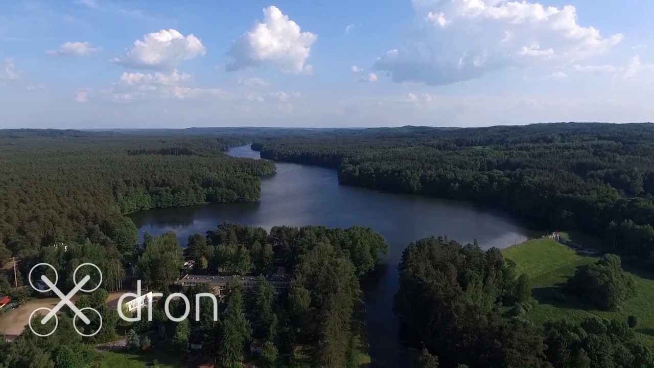 Jezioro Krzynia - Park Krajobrazowy Dolina Słupi - Xdron - Panorama z drona