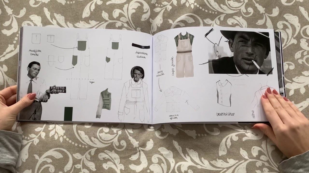 book esame Corso di Laurea in Design della Moda, Laboratorio del Disegno a.a. 2020􏰊􏰋/21