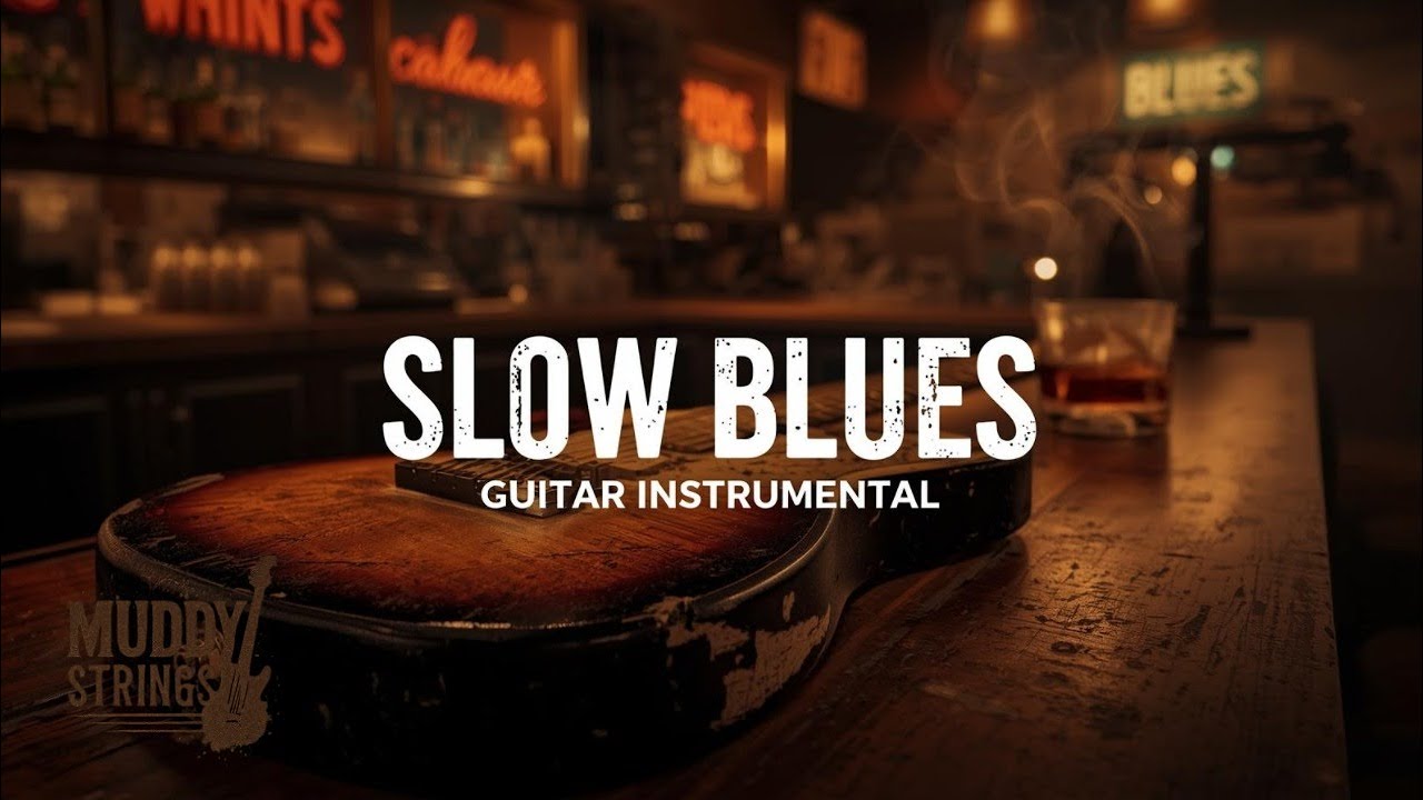 Whiskey Slow Blues Instrumental - Mellow Guitar Mood for Unwinding 🥃🎸