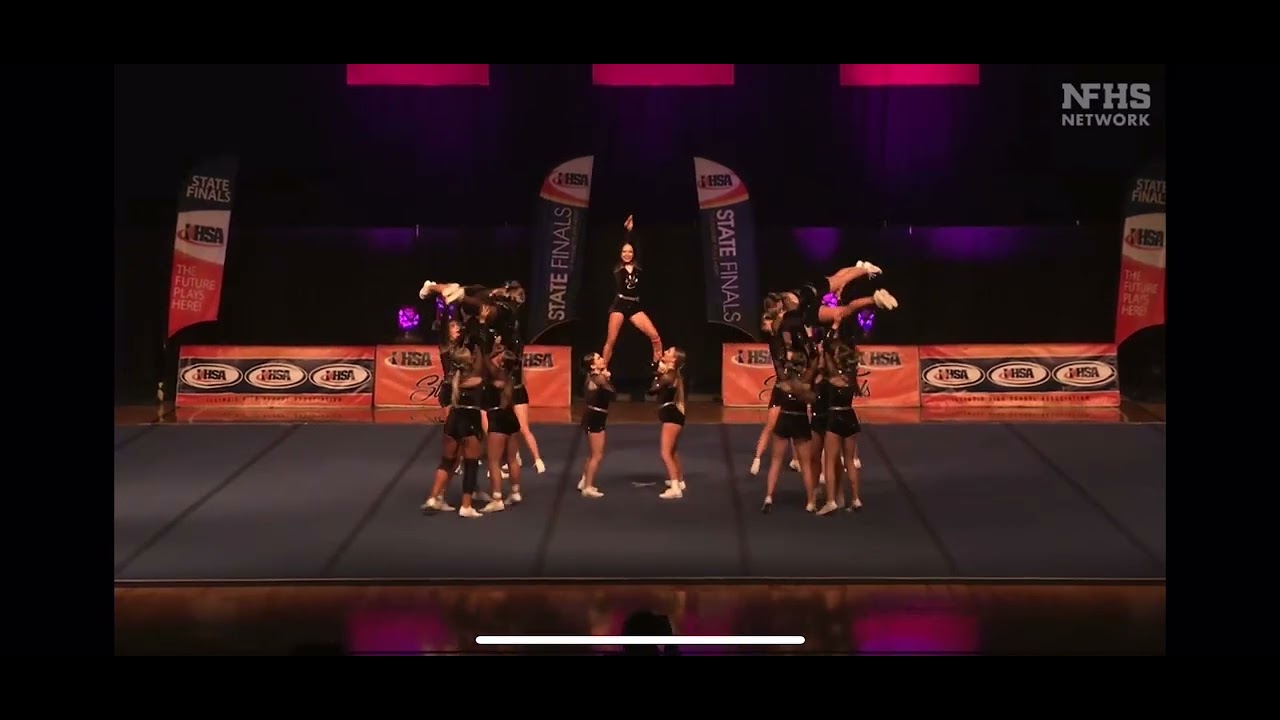 Edwardsville High School IHSA State Cheerleading Finals 2023