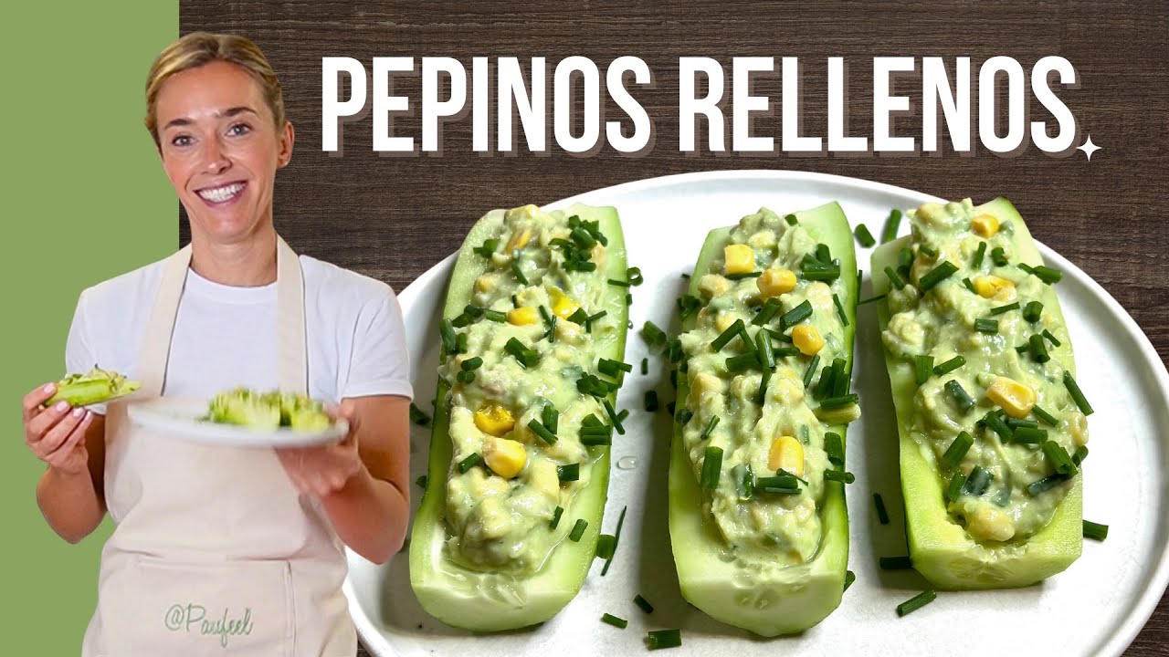 BARQUITAS VERANIEGAS DE PEPINO, la receta mas facil y economica.