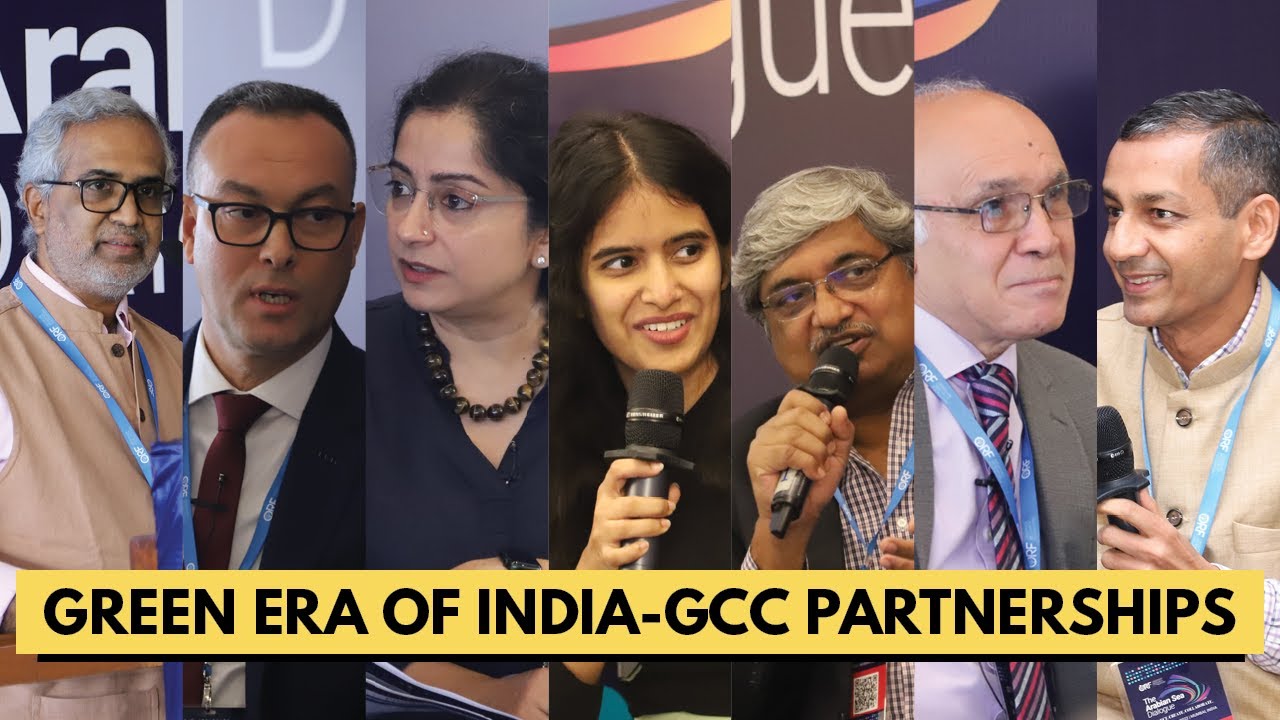 Green Transition & Climate Finance: India-Gulf Relations Through The Climate Lens || ASD 2022