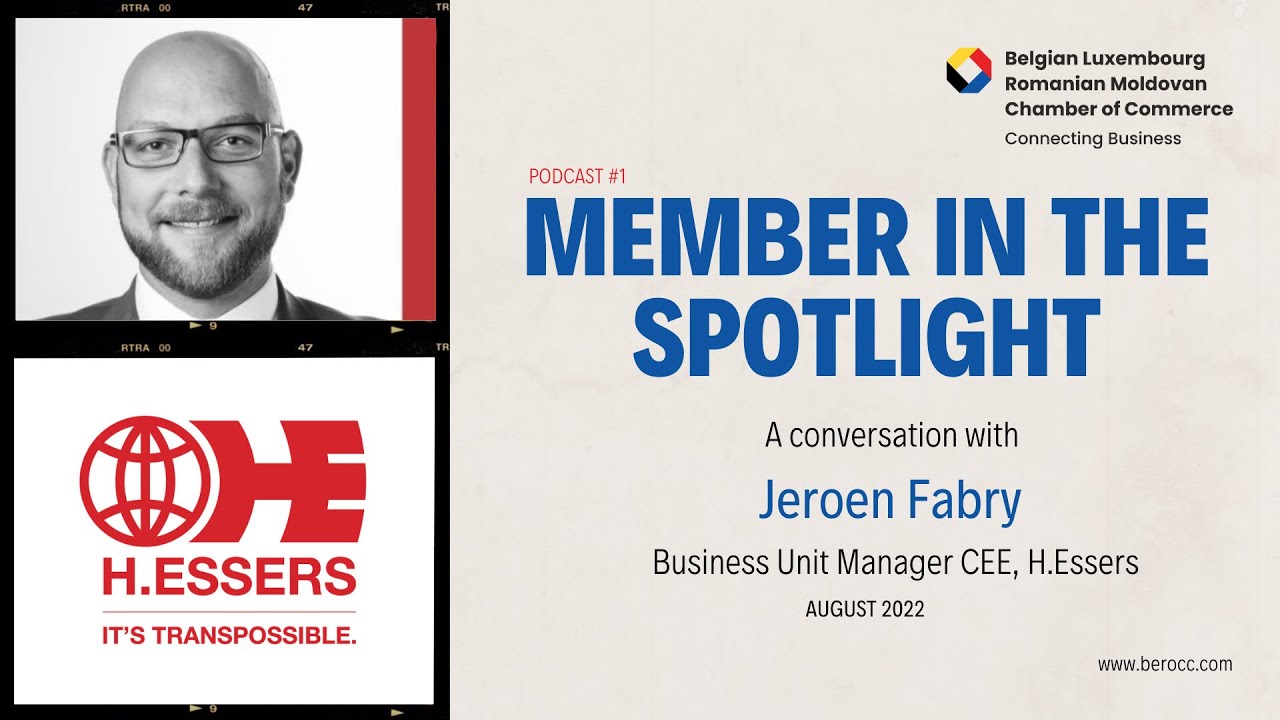 Members in the spotlight #1 with JEROEN FABRY from H.Essers