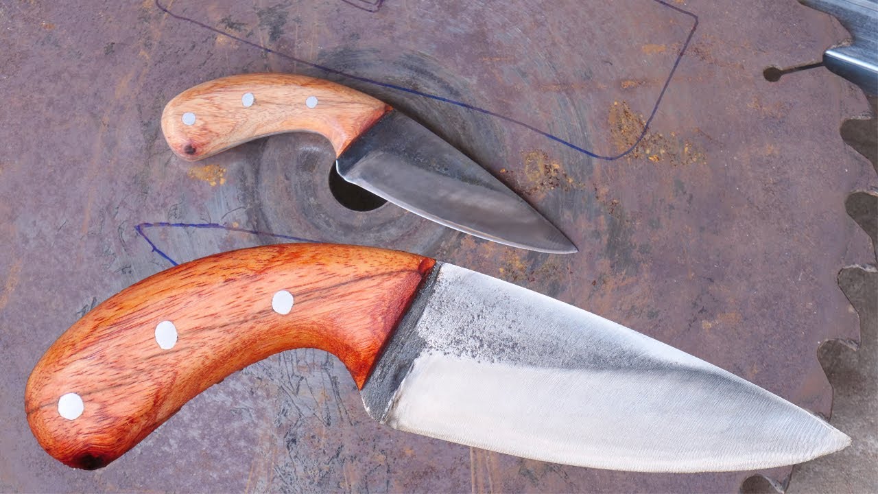 Making a knife out of circular saw blade is super easy ( must watch video )