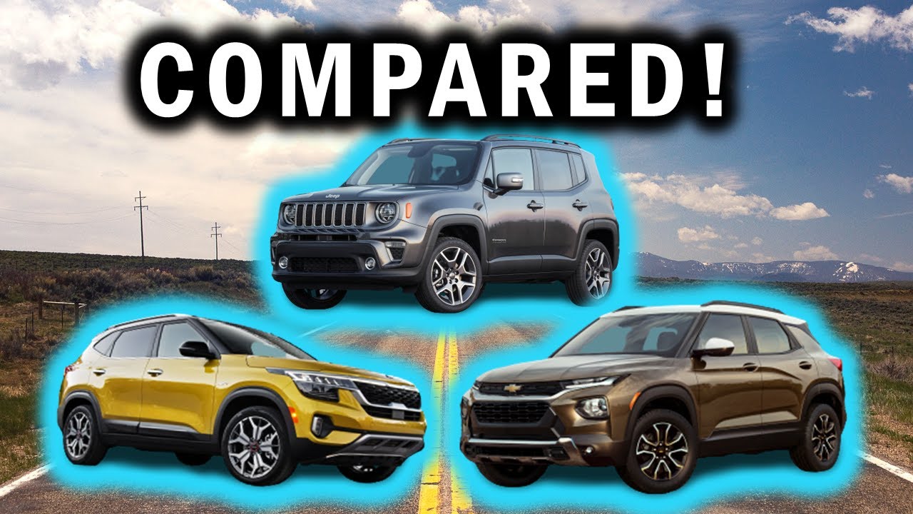 2021 Chevy Trailblazer vs 2020 Jeep Renegade vs 2021 Kia Seltos