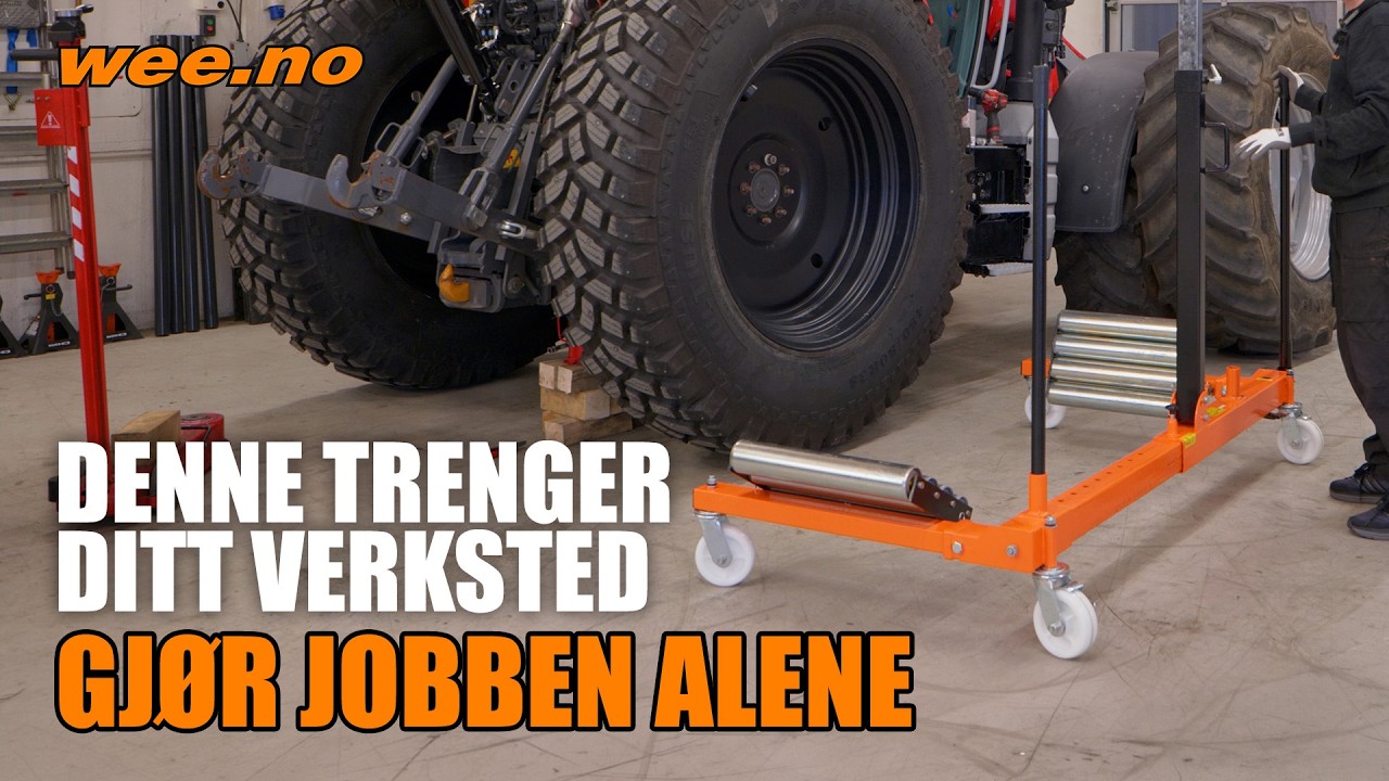 Hjulmonteringsvogn | Til større hjul