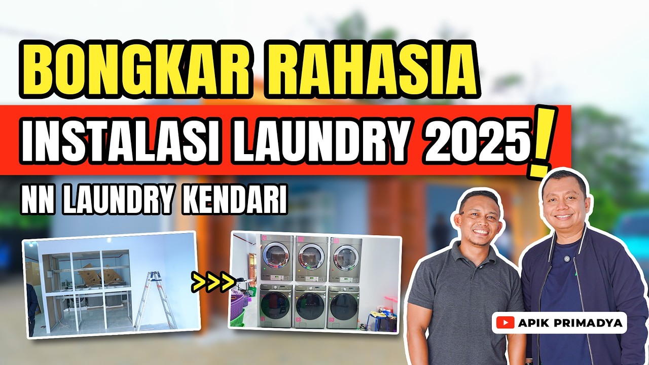 Bongkar Rahasia Instalasi Laundry 2025! - NN laundry Kendari