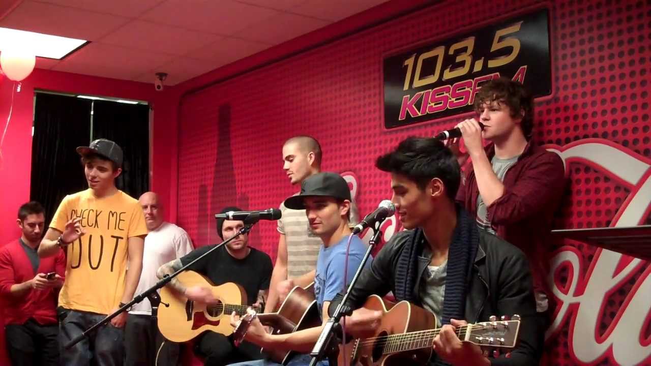 The Wanted In 103.5 KISS FM's Coca-Cola Lounge