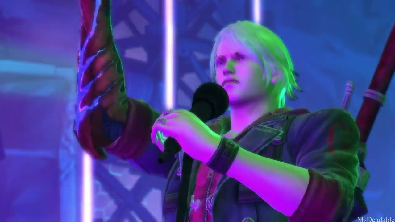 Nero sings in Guitar Hero