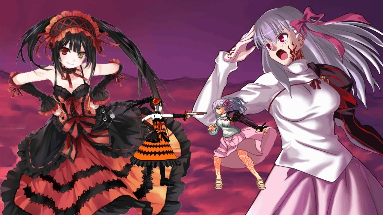 Куруми Токисаки🕛 VS Темная Мато Сакура🌸 (Date A Live 🆚 Fate Series) for MUGEN