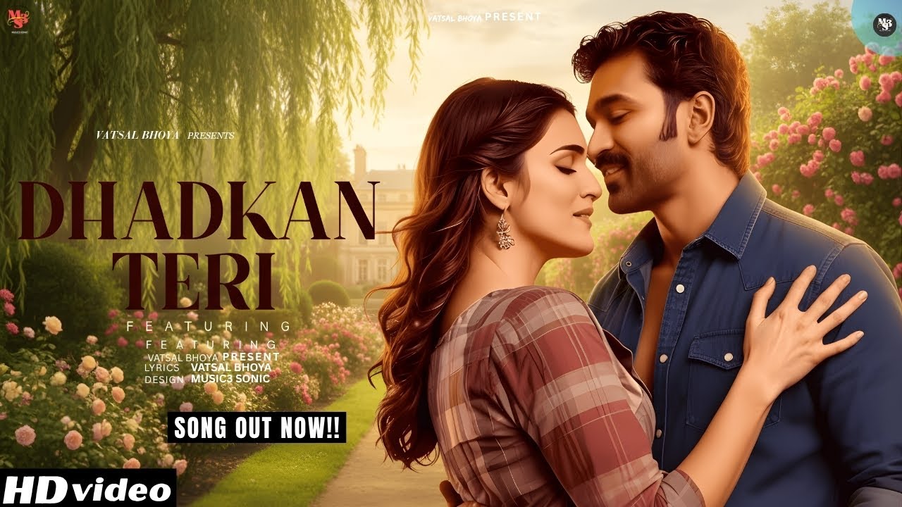Dhadkan Teri: A Love Story | Dhanush & Kriti Sanon | Latest Romantic Song 2025