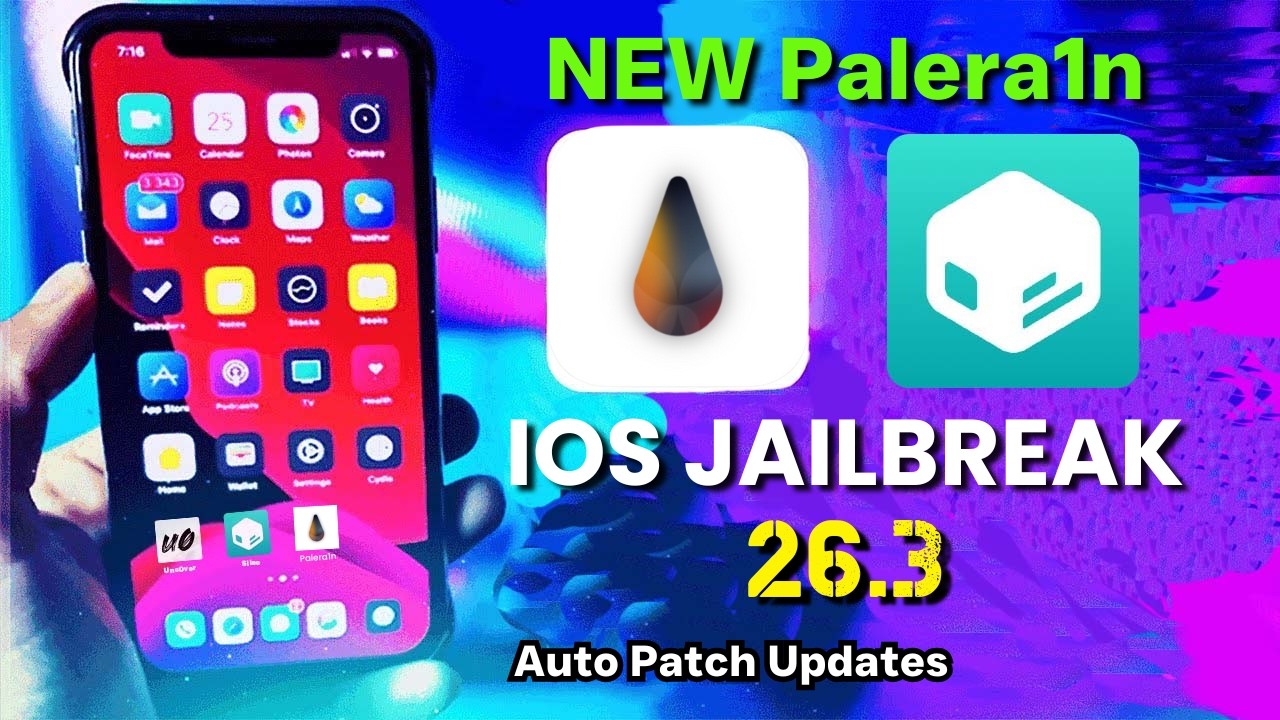 Jailbreak iOS 26.3 Untethered [No Computer] - Palera1n Jailbreak 26.3 Untethered