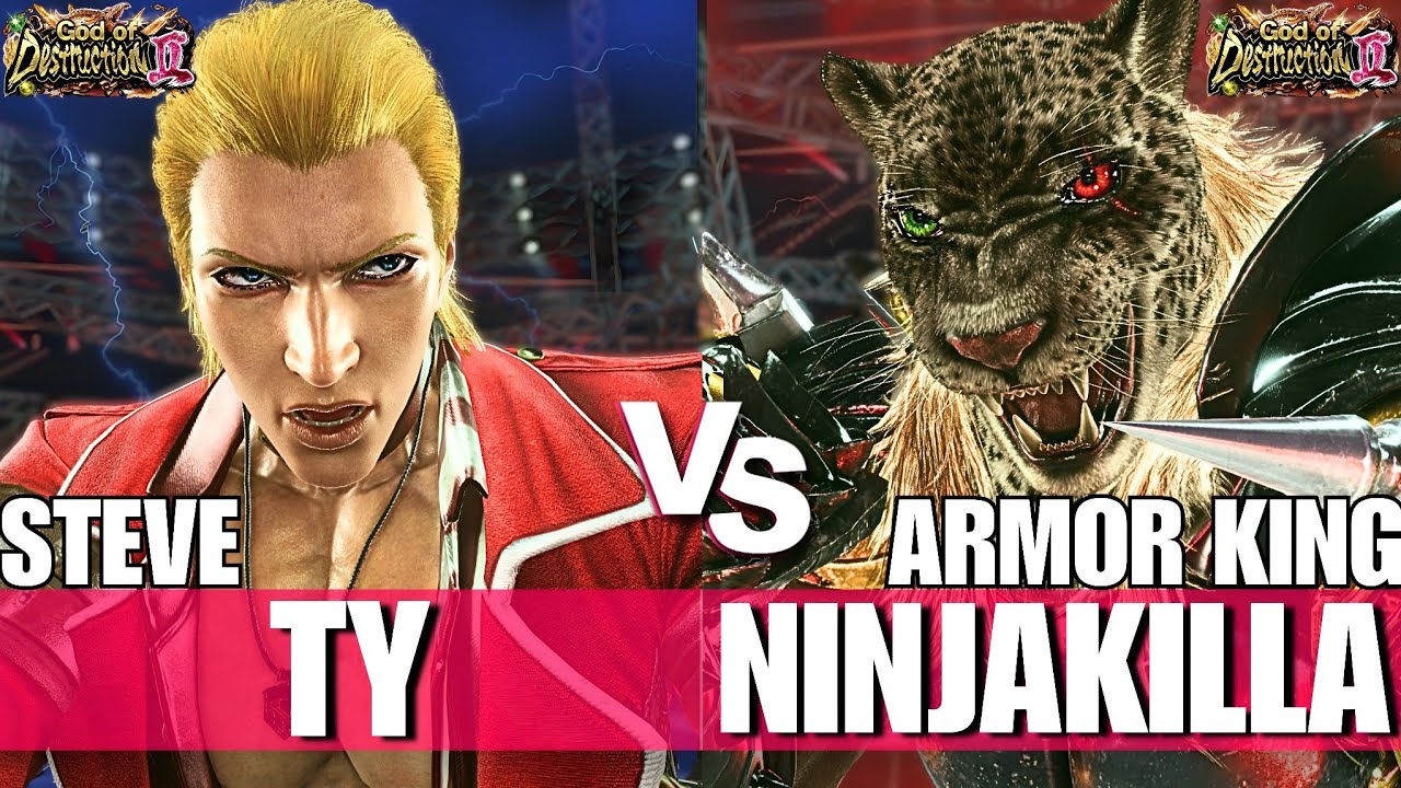 Tekken 8 - TY (Steve) vs Ninjakilla (Armor King) | High Level Ranked Matches