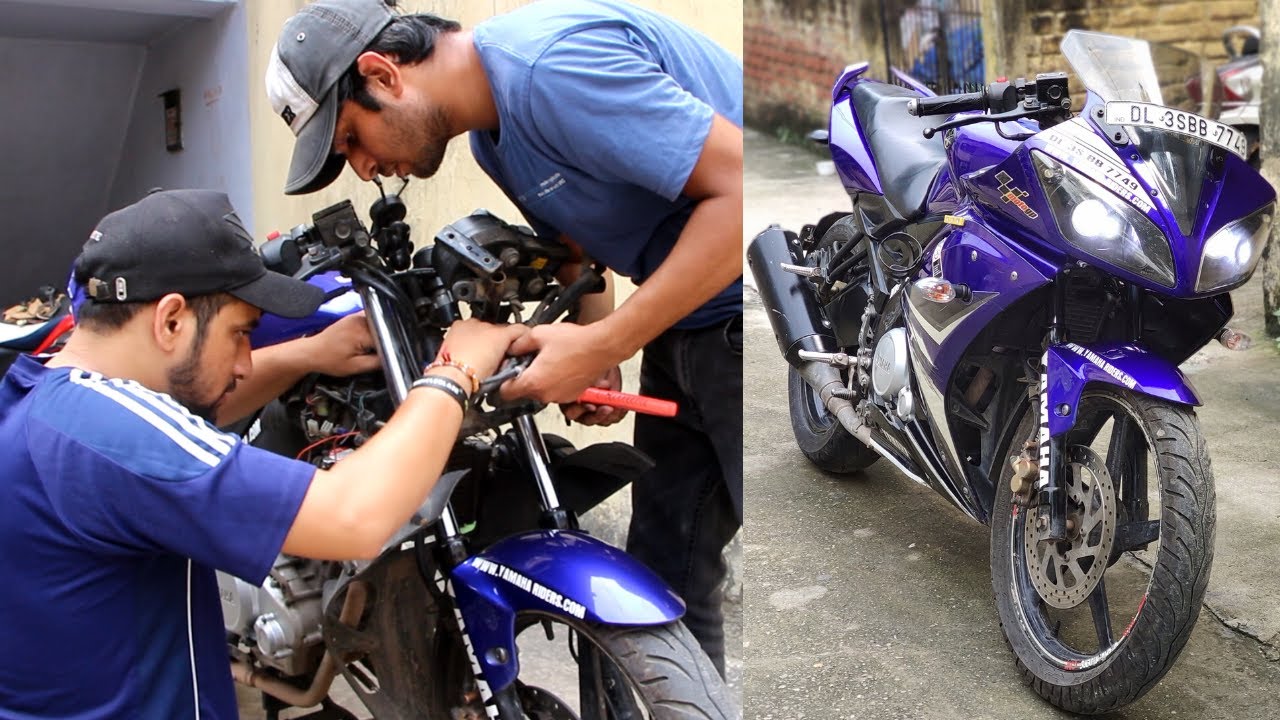 Yamaha R15 V1 Fairing Repair and installation