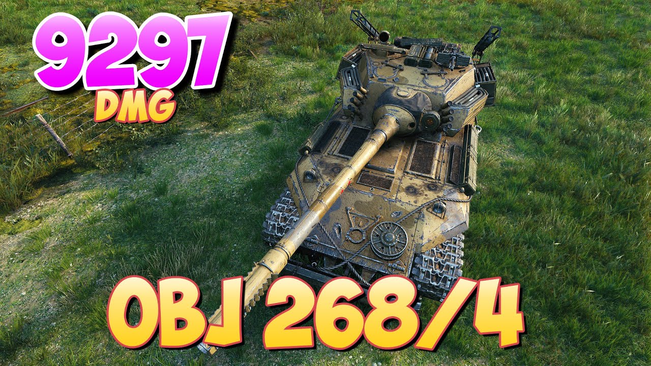 Obj 268/4 - 4 Kills 9.2K DMG &bull; In action! &bull; World Of Tanks