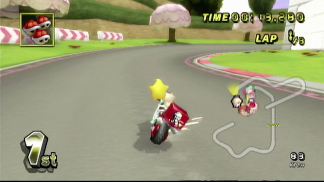 MKWII custom bike KFC Flame Runner mod