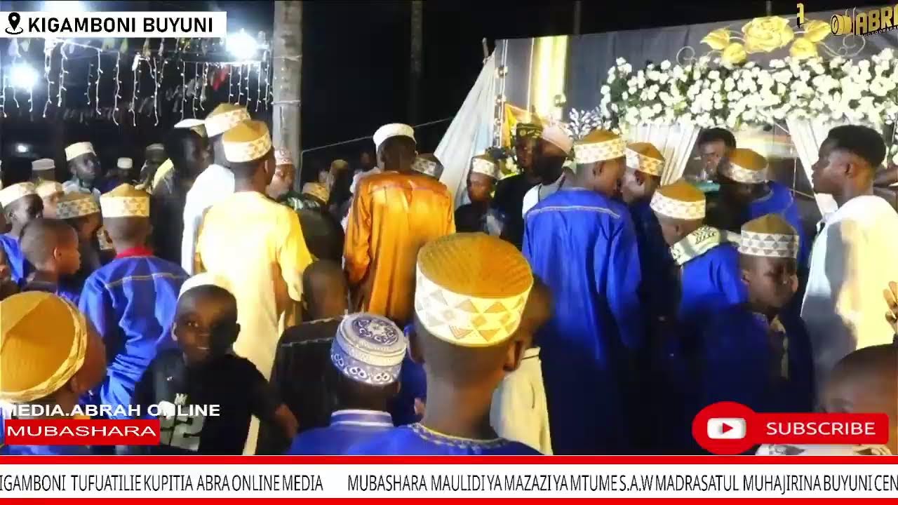 MAULIDI MADRASATUL MUHAJIRINA BUYUNI CENTER Live Stream