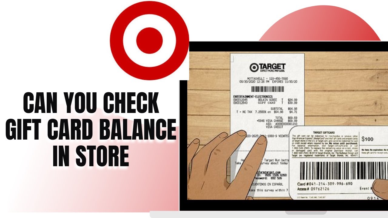 HOW CAN YOU CHECK YOUR TARGET GIFT CARD BALANCE IN STORE?