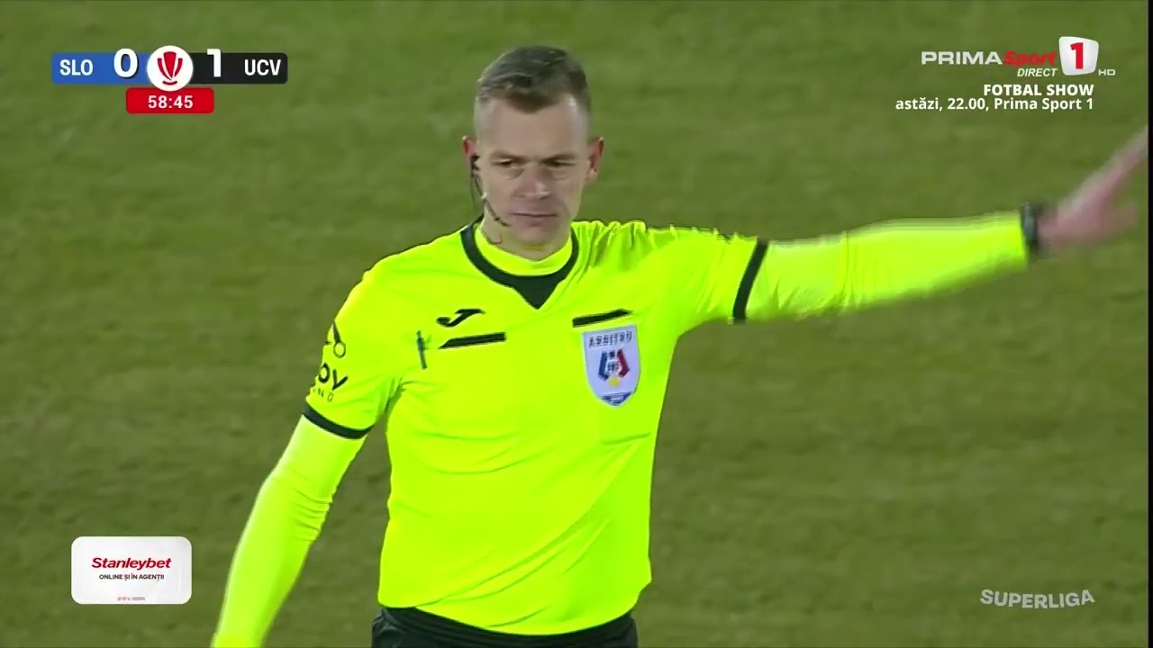 GOOOL! Slobozia - Univ. Craiova 0-2. Oltenii majorează diferența! VAR validează golul