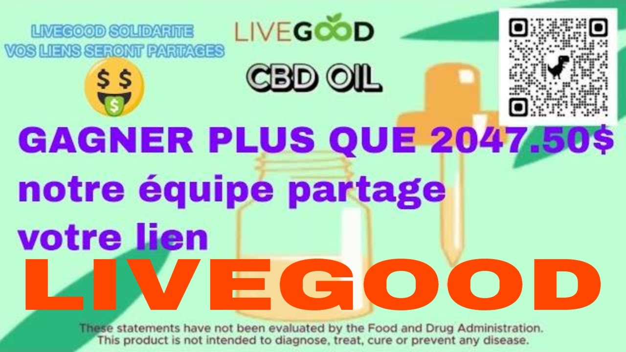 LIVEGOOD mlm CBD OIL Produits LiveGood  