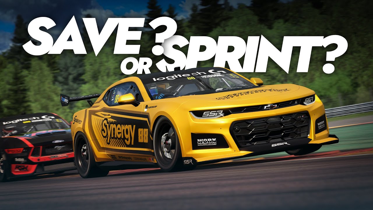 Should we Save or Sprint? V8PRO Series at Spa!
