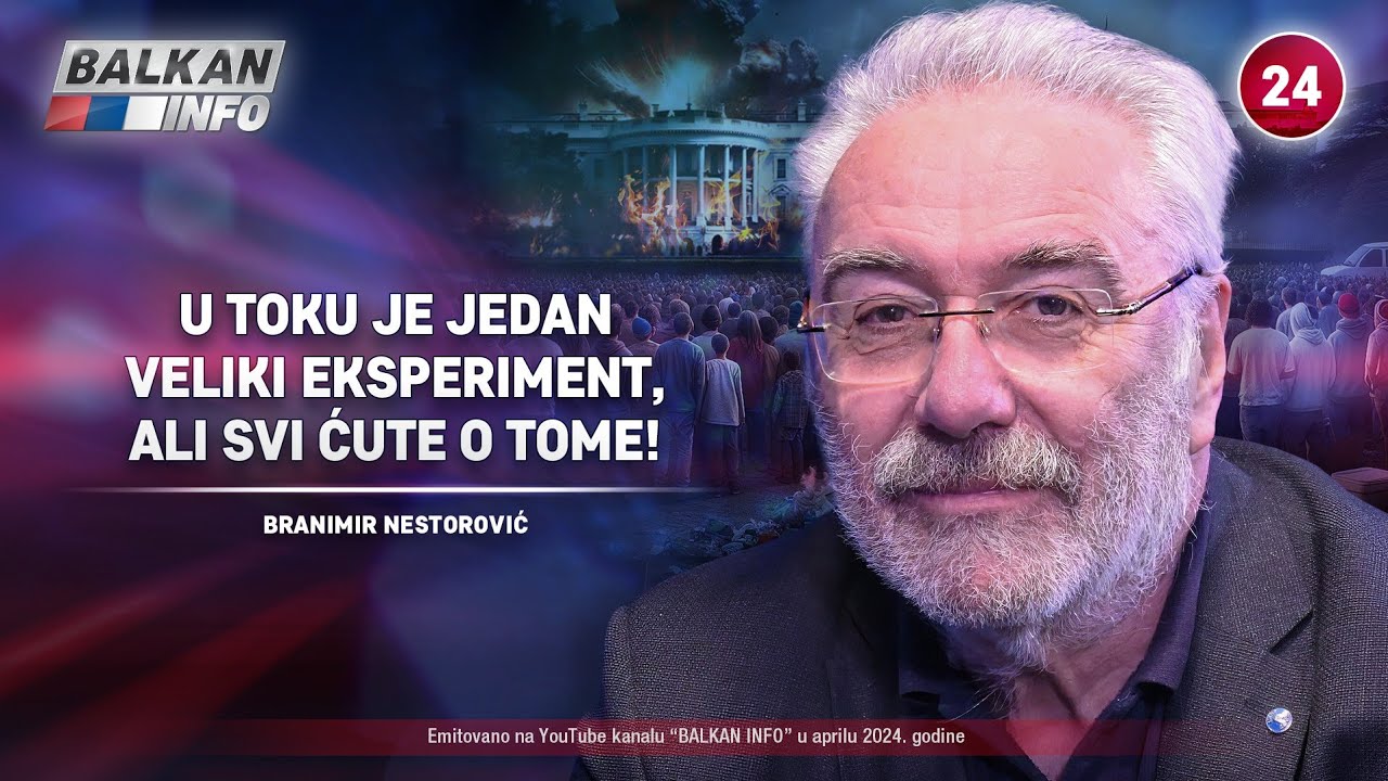 INTERVJU: Branimir Nestorović - U toku je jedan veliki eksperiment, ali svi ćute o tome! (23.4.2024)
