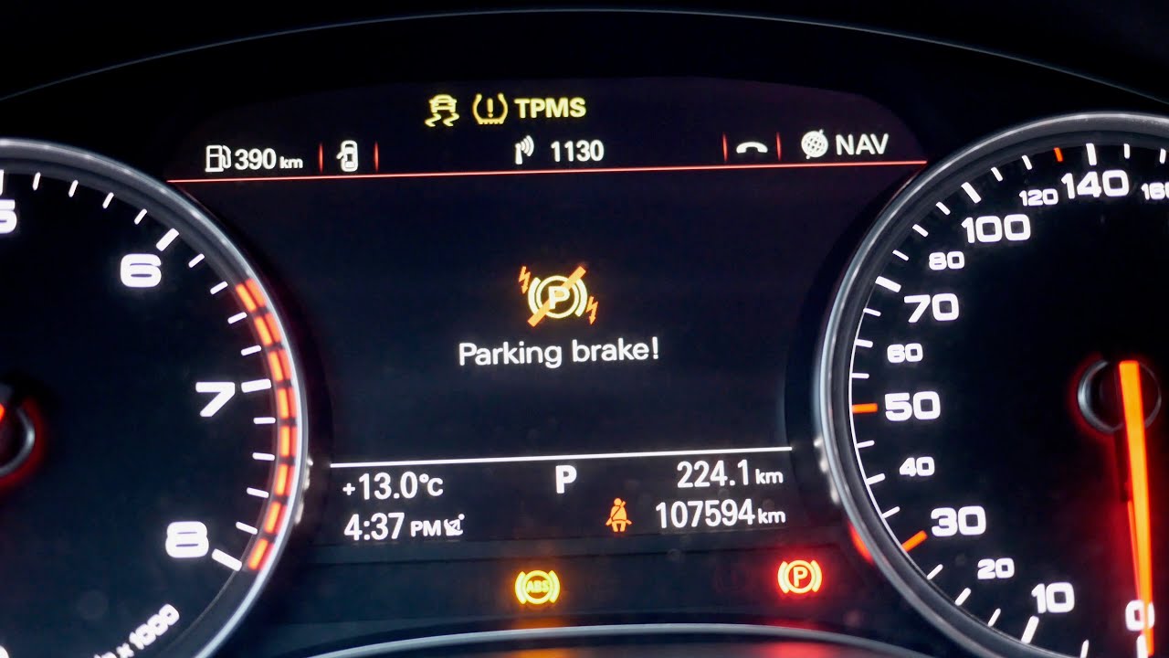 Audi A6 ESP/ABS, TPMS, устранение неисправностей стояночного тормоза