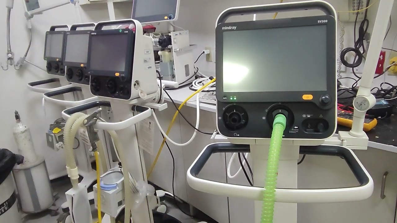 Replacing 1 Year PM Kit of Mindray SV300 Ventilator.