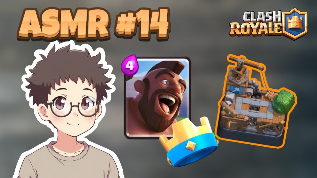 CLASH ROYAL [ASMR FR] #14 - PETITE GAME ET ON DÉBLOQUE UNE NOUVELLE CARTE 🤩 - #asmr #clashroyale 