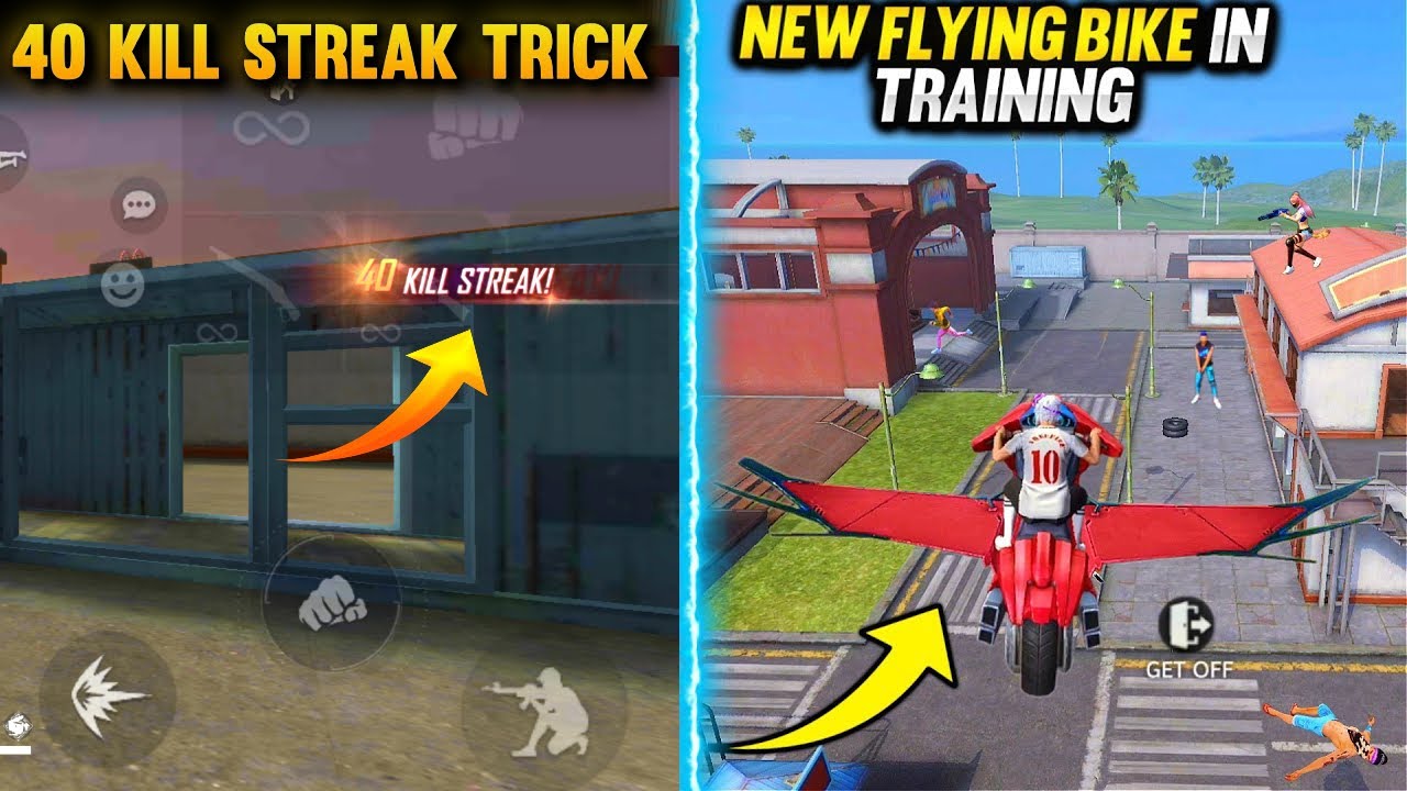 Training Ground Flaying Bike Enter Trick And Tips | Top New Amazing Tips  And Tricks | Free Fire Bug