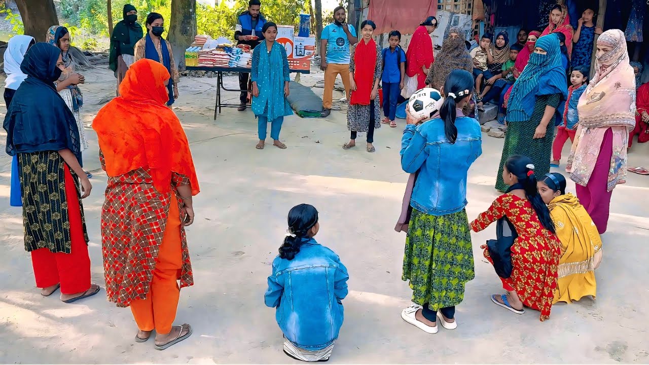 Shocking Football Sit Down Challenge | One Mistake Game Over | Village Food Game Challenge