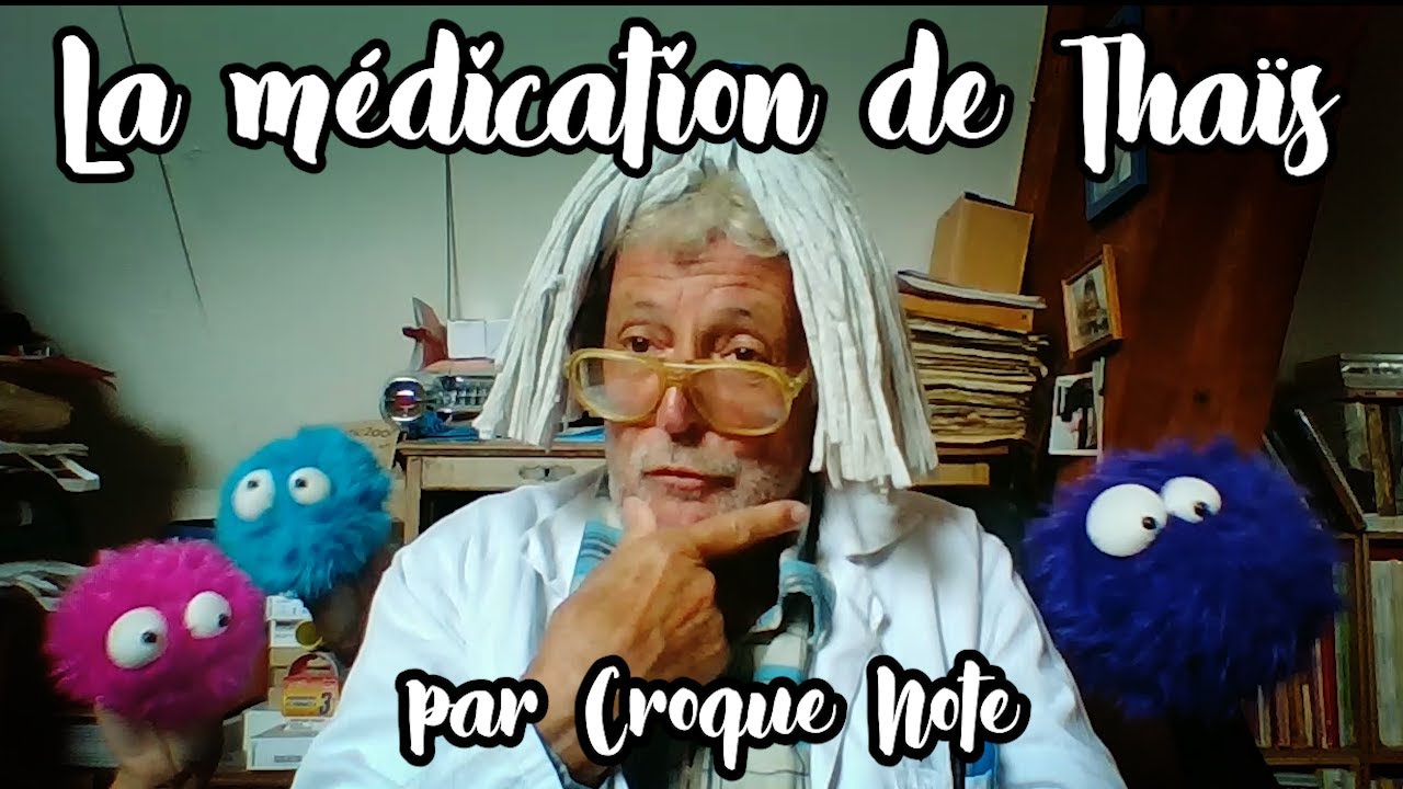 La Médication de Thaïs -CROQUE-NOTE en confinement -