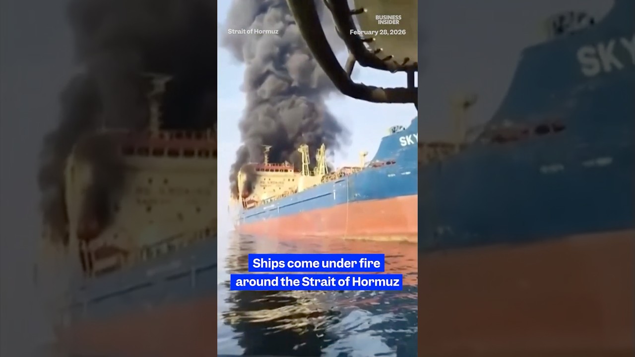Ships have come under fire in the #StraitofHormuz, a critical global shipping lane near #Iran.
