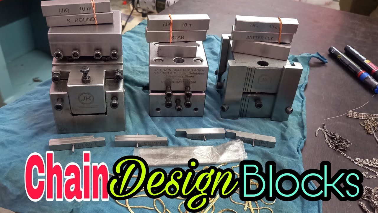 Chain Design Making Blocks And Daies।। सभी तरह की चैन बनाने की डाई।।